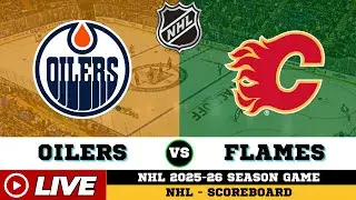 🔴LIVE : Edmonton Oilers Vs Calgary Flames | NHL 2026 | NHL Live SCOREBOARD