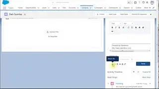 Salesforce Lightning 101.5 Send Email as an Activity using Templates