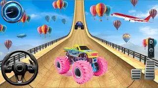 Monster Truck Stunts Gameplay | Extreme Jumps & Flips