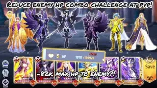 Saint Seiya: Awakening (KOTZ) - Reduce Enemy Max HP Combo Challenge at PvP! -82k Max Hp to Enemy?!