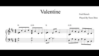 Valentine_ Fred Hersch (Arranged By Yoon Jihee) #Valentine #Fredhersch #jazzpiano