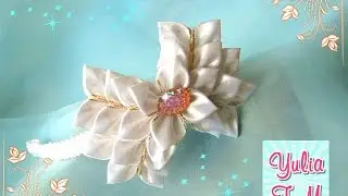 Канзаши мастер класс ободок в школу/Kanzashi/BACK TO SCHOOL