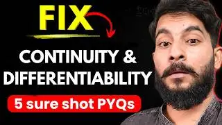 Continuity & Differentiability MASTERED: The 5 JEE PYQs That Cover ALL Patterns! JEE 2026