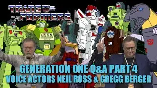 Neil Ross (Springer) & Gregg Berger (Grimlock) | Transformers Generation One Q&A Part 4 at TFcon