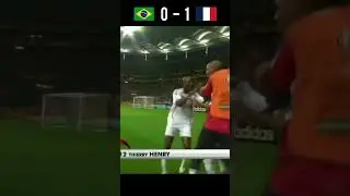 Brazil vs France 2006 FIFA world cup quarter final Highlights #shorts #football #youtube