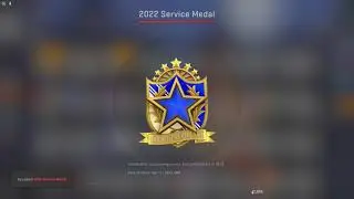 Getting 2022 Tier 3 Service Medal in CS:GO