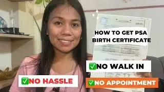 How to get PSA Birth Certificate Online | PSA DOCUMENTS