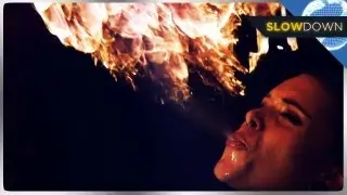 Exotic Fire Breathing Women in Slow Motion!
