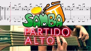 Basslines Only #5 - SAMBA Partido Alto with Playalong, Notation and Tab