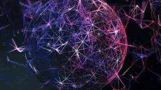 Glowing Interconnected Sphere Design