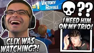 Clix Spectates Nick Eh 30 In SCRIMS & Is SHOCKED After Seeing How *CRACKED* He Really Is! - Fortnite