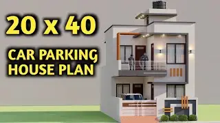 800 Sqft 3 Bedroom Car Parking House Plan,Best Duplex House Design,20 By 40 Makan Ka Naksha
