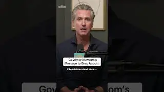 Governor #Newsom's Message to #GregAbbott &nbsp;#shorts #california #texas #redistricting #abbott #trump