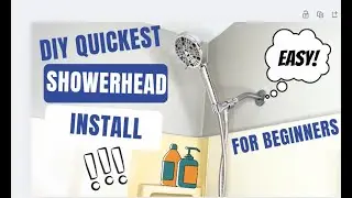 DIY How to Replace a Showerhead Quickly | Easy DIY Shower Head Installation for Beginners