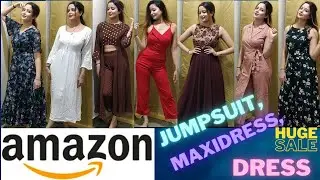 Amazon Huge Sale Haul 2021 || MAXIDRESS/DRESSES/JUMPSUIT || Affordable Amazon Haul ||