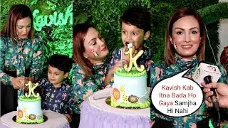 Nisha Rawal Son Kavish Mehra 5th Birthday Jungle Theme Party Video