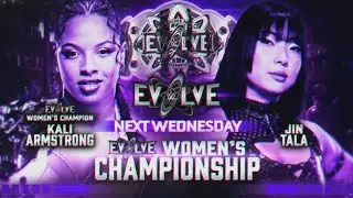 WWE 2K25 Kali Armstrong Vs. Jin Tala - WWE Evolve Women's Championship - WWE Evolve 8/6/25