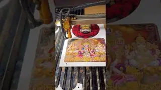 Ccd camera co2 Laser machine #lasercutting #wallhanging #fridgemagnets #laserfiber