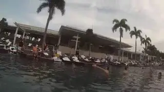 Singapore - Swimming at the Marina Bay Sands SkyPark Infinity Pool HD (2015)