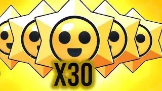 I oppened 30 star drops in Brawl stars 