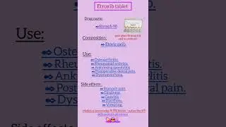 Etroxib tablet composition use Side effects #gyanendra Pharmacy #bone pain