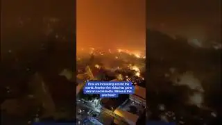 Another fire video has gone viral on social media. Where is this one from? #fire #news #sos