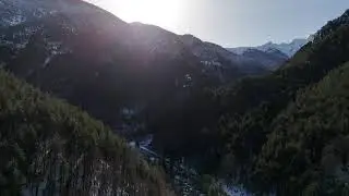 Above the clouds, winter reigns. Mount Olympus National Park #dronefootage #mountolympus #snow