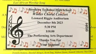BTHS Winter 2023: Choral Concert (Audience Audio Recording)