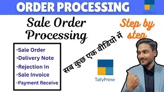 Tally Prime Sales Order Processing | Tally me Sales order kaise banaye with refund #salesorder