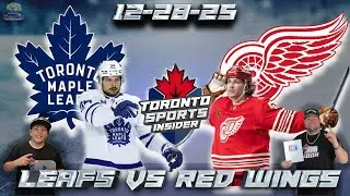 12-28-25 Toronto Maple Leafs vs Detroit Red Wings | NHL LIVE Stream Reaction & Play By Play
