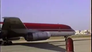 Emery Worldwide Douglas DC-8-63CF Arriving at LAX