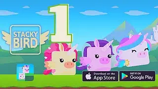 Stacky Bird Gameplay Walkthrough Part 1 (All Levels 1-15) 🕊️🐦