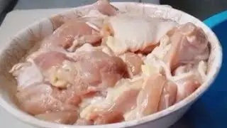 Preparing & Slice Chicken Meat for Cooking #satisfying #slicing #chicken