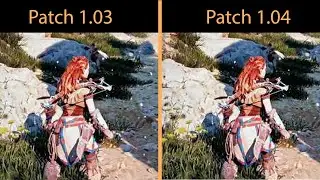 Horizon Zero Dawn patch 1.04 vs 1.03 Comparison | RX 580 , RX 5700XT