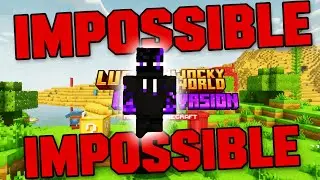 Can We Beat Minecraft Lucky World Invasion on HARDCORE?