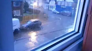 19 June 2022 Last Nights Thunder & Lightning storm that hit Clacton On Sea Essex P1 Weather video