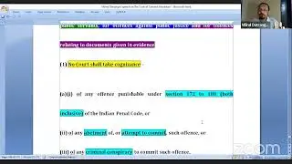 Sec. 195-199 of Cr.P.C. (Condition Requisite for Initiation of Proceedings) APP Milind Datrange