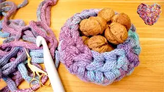 Häkeln | XXL Wolle Experiment NEUE IDEE aus gestrickter Wolle