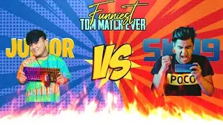 FUNNIEST TDM MATCH OF MR JUNIOR || MR JUNIOR, SK49, T2K MIRAC, T2K CHARI || MR JUNIOR V/S SK49 ||