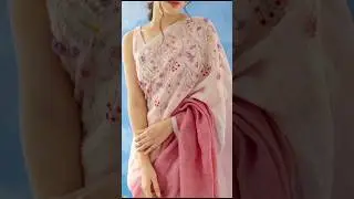 Some hand embroidery saree design...😊 #hasi_akter #shorts #saree #design