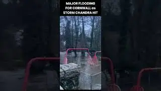 MAJOR FLOODING as STORM CHANDRA HIT CORNWALL
