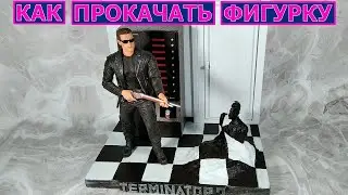 Диорама Терминатор 2 для фигурок NECA Terminator. Авторская ручная работа