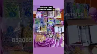 Invisible Chain Material Available Now With Reasonable Costs. 8520852911.#invisiblechains #material