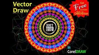 VECTOR DESIGNING ¦ HOW TO ¦ DESIGN IN CORELDRAW ¦ILLUSTRAION ¦ TUTORIAL ¦ Soft Tuto ¦