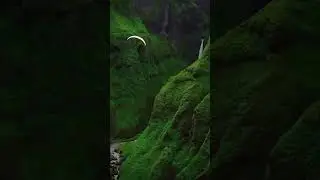 😮Beautiful Iceland Canyon. #shorts #chillinnature