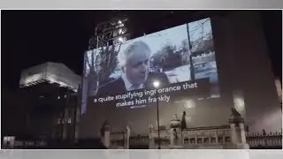 Video of Boris Johnson saying Trump showed &lsquo;stupefying ignorance&rsquo; was broadcast onto Big Ben duri...