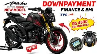 New Price TVS Apache RTR 200cc Downpayment & finance | New Headlight & TFT Display | New Apache 200