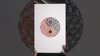100 Zentangle challenge-3 #zendoodle #zentangleart #zentangle #zentales #drawing #easydrawing #draw