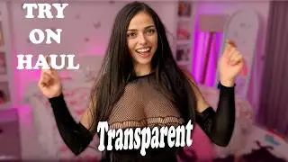 Transparent See Through 4k | Micro Bikini Shein! Try -On Haul | Lingerie review Sheer Mesh Clothing!