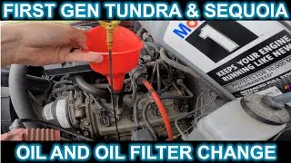First Gen Tundra & Sequoia Oil Change &ndash; 4.7L V8 2UZ-FE Step-by-Step Guide